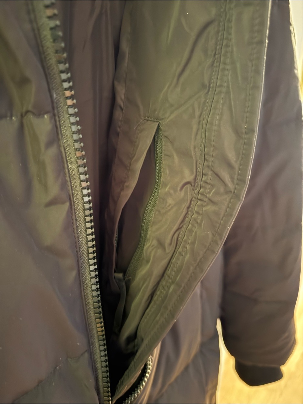 MMNova Avon Down Jacket Womens Black with Hood size medium - Picture 8 of 12